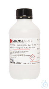 Salzsäure 0.1 mol/l gemäß Ph. Eur. Kap. 4.2.2 (0.1 N) - EP-Ref. Nr. 3002100...