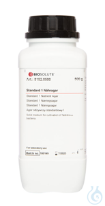 Standard 1 Nähragar. Pulver für festes Medium zur Kultivierung...