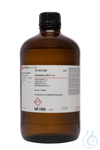 Schwefelsäure z. A. (min. 97.0 %). geeignet zur  N-Bestimmung nach Kjeldahl...