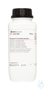 Rappaport Vassiliadis Bouillon. flüssiges Medium zur selektiven Anreicherung...