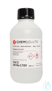Salzsäure 6.0 mol/l (6.0 N) rückführbar auf SRM 84L NIST  VE=1 l Salzsäure...