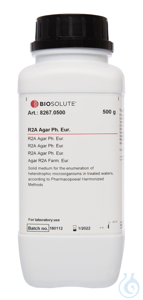 R2A Agar Ph. Eur.. Pulver für festes Medium  für die Zählung von...