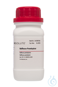 Raffinose-Pentahydrat (min. 97.0 %)  VE=25 g Raffinose-Pentahydrat (min. 97.0...