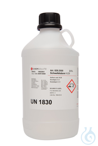 Schwefelsäure VLSI ppb grade (95.0 - 98.0 % w/w)  VE=2.5 l Schwefelsäure VLSI...