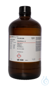 Schwefelsäure z. A. (min. 95.0 %)  VE=2.5 l Schwefelsäure z. A. (min. 95.0 %)...