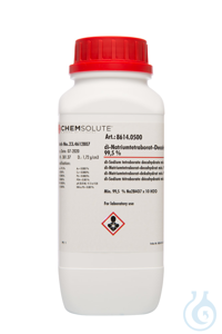 Di-Natriumtetraborat-Decahydrat z. A.. ACS  (min. 99.5 %)  VE=500 g...