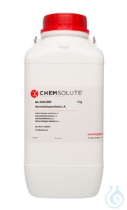 Natriumhydrogencarbonat z. A.. ACS. Ph.  Eur..  ISO (min. 99.7 %)  VE=5 kg...