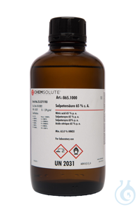 Salpetersäure z. A. (min. 65.0 %)  VE=1 l Salpetersäure z. A. (min. 65.0 %)...