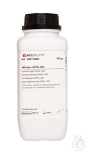 Nähragar APHA. ISO Festes Kulturmedium für allgemeine Zwecke. gemäß...