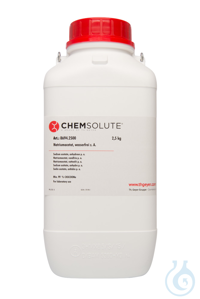 Natriumacetat wasserfrei z. A.. ACS. Ph. Eur..  USP (min. 99.0 %)  VE=2.5 kg...