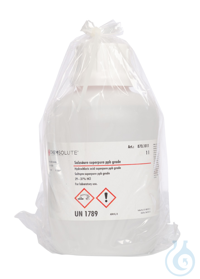 Salzsäure superpur zur Spurenanalyse (29.0 - 31.0 % w/w)  VE=1 l Salzsäure...