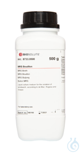 MRS Bouillon  Pulver für flüssiges  Kulturmedium zur Isolierung von...