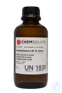 Schwefelsäure reinst. FCC (min. 95.0 %)  VE=1 l Schwefelsäure reinst. FCC...