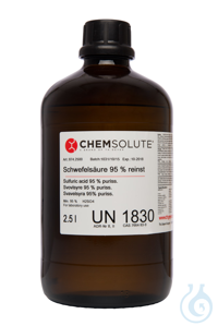 Schwefelsäure reinst. FCC (min. 95.0 %)  VE=2.5 l Schwefelsäure reinst. FCC...