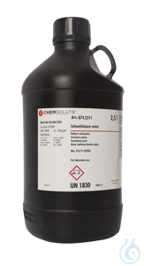 Schwefelsäure reinst. FCC (min. 95.0 %)  VE=2.5 l Schwefelsäure reinst. FCC...