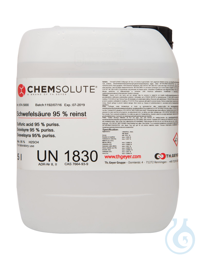 Schwefelsäure reinst. FCC (min. 95.0 %)  VE=5 l Schwefelsäure reinst. FCC...