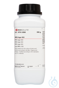 MRS Agar ISO  Pulver für festes Medium zur  Kultivierung von...