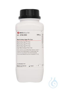 MacConkey Agar Ph. Eur.  Pulver für  Selektivund Differentialmedium zur...