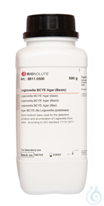 Legionella BCYE Agar (Basis)  Festes Medium  für die Detektion. Isolierung...