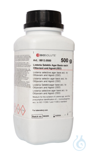 Listeria Selektiv Agar Basis nach Ottaviani und  Agosti (ALOA) ISO....