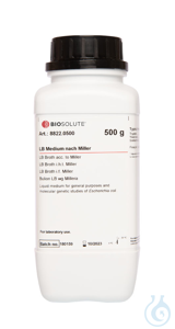 LB Medium nach Miller  Pulver für flüssiges  Medium mit hohem Salzgehalt für...