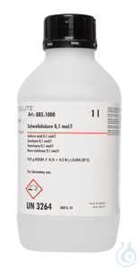 Schwefelsäure 0.1 mol/l  (9.81 g H2SO4 / l H2O = 0.2 N (±0.004/20°C)  VE=1 l...