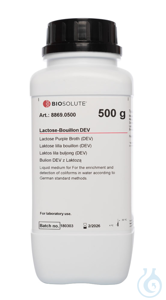 Lactose-Bouillon DEV. Pulver. Medium zur Anreicherung und zum Nachweis von...