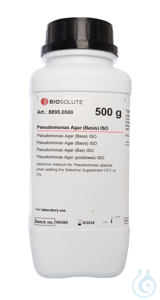 Pseudomonas Agar (Basis) ISO. Pulver.  Selektives  Medium für Nachweis und...
