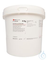 Kartoffel Glucose Agar Ph. Eur.. Pulver für  festes Medium zur  Detektion und...