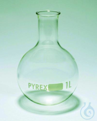 Rundkolben 1000ml. Enghals Pyrex®. VE=10  VE=10 Stück Rundkolben 1000ml....