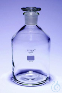 Laborflaschen 1000ml. Enghals mit Stopfen NS 29/32. Pyrex® VE=10  VE=10 Stück...