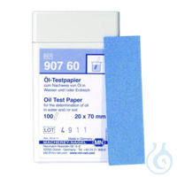 Öl Testpapier Testpapierstreifen 20 x 70 mm Pg. à 100 Bestimmungen  VE=100...