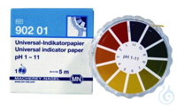 Universal-Indikatorpapier pH 1-11 Testpapier Messbereich: pH...