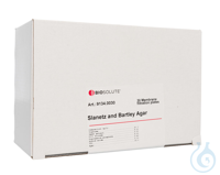 Slanetz- und Bartley-Agar-Membranfiltrationsplatten. Differentielles...