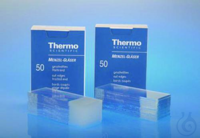 Objektträger 76x26mm extra-weiß. geschnitten. ohne Mattrand. VE=50  VE=50...