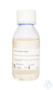 Peptonwasser. gepuffert ISO. Gebrauchsfertige  Nährlösung. steril....