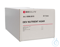 Nähragar DEV. Fertigmedium in Flaschen.  Röhrchen.  steril.  Medium zur...