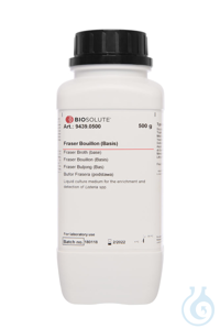 Fraser Bouillon (Basis). Pulver für  Kulturmedium zur  Anreicherung und...