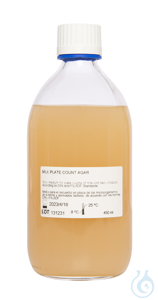 Plate Count Magermilch Agar. Gebrauchsfertiges Nährmedium. steril. Flaschen....
