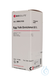 Eigelb Emulsion 50 %. steril für mikrobiologische Medien  VE=100 ml Eigelb...