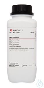 DEV Nähragar. Pulver für festes  Allzweckmedium gemäß dem  Deutschen...