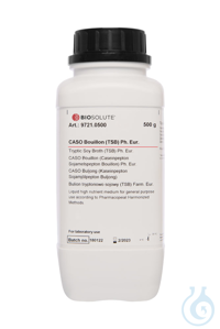 CASO Bouillon (TSB) Ph. Eur.  Pulver für  flüssiges. sehr nährstoffreiches...