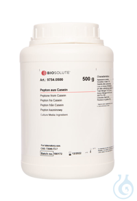 Pepton aus Casein (pankreatischer Verdau von  Casein)  VE=500 g Pepton aus...