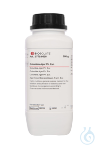 Columbia Agar Ph. Eur.  VE=500 g Columbia Agar Ph. Eur.  VE=500 g