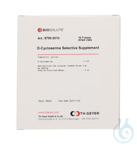 D-Cycloserin Selektiv-Supplement (100 mg). Passend zu TSC Agar (Art.Nr. 8032)...