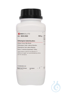 Brillantgrün Galle Bouillon Flüssiges Medium zum Nachweis von Coliformen in...
