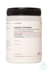 Agarose Standard. für Routine-Anwendungen in der Elektrophorese  VE=500 g...