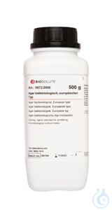 Agar bakteriologisch. europäischer Typ  VE=500 g Agar bakteriologisch....