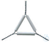 Draht-Dreieck - Tonrohrlänge 50 mm - Stahl verzinkt Draht-Dreieck aus...
