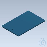 Rectangular Stand Base with Thread M10 - 315 x 200 mm - powder coated Tripod plate with heart...